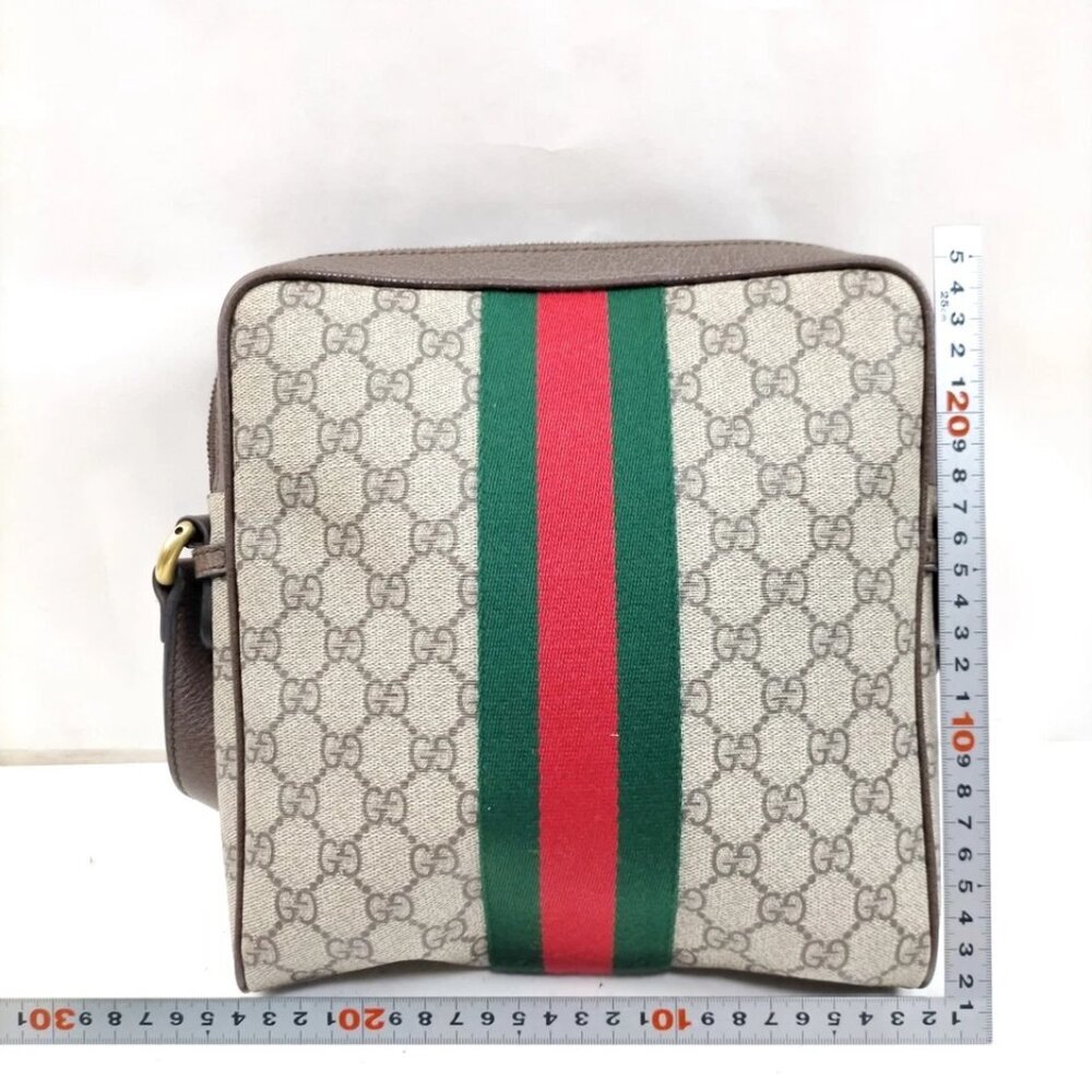 Gucci Shoulder Bag Brown PVC 760-032825 - Picture 2 of 14